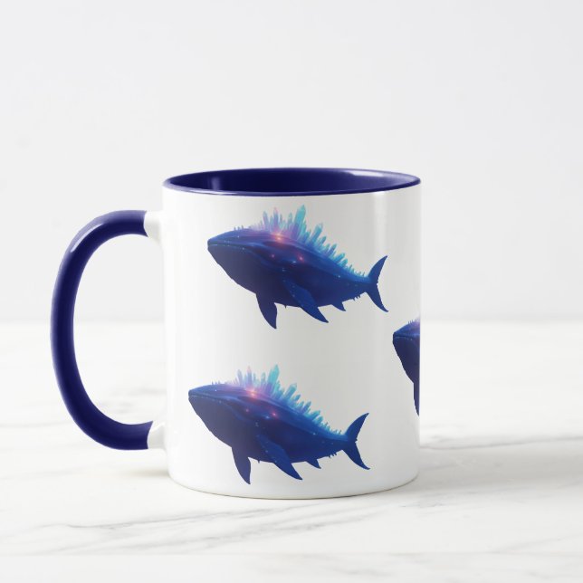 Mug Baleine Crystal Crest - Impression de baleines de  (Gauche)
