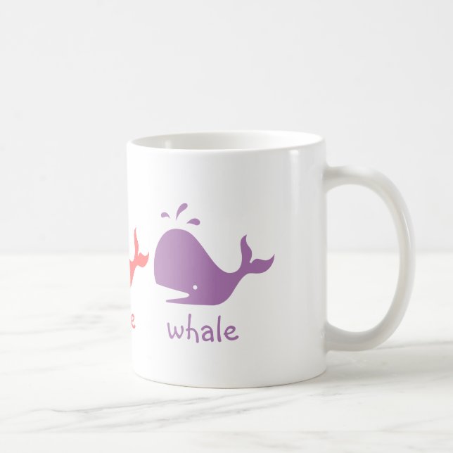 Mug Baleine de baleine de baleine (Droite)