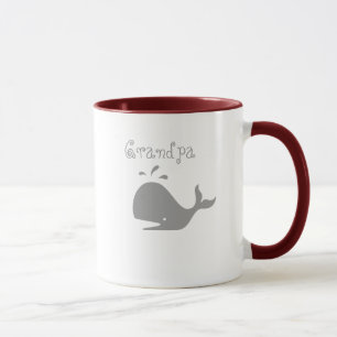 Mug Baleine de grand-papa de style de Mania_Family de