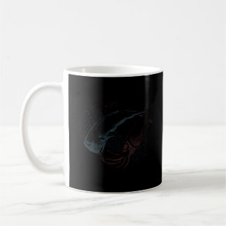 Mug Baleine De Sperme Vs Calmar Géant Encre Traditionn
