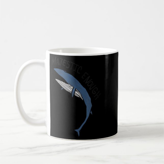 Mug Baleine drôle assez majestueuse Graphique mal dess (Gauche)