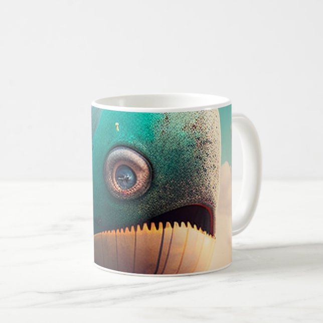 Mug Baleine étrange (Devant droit)