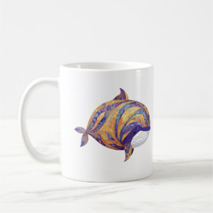 Mug Baleine jouant adorable animal amusant Colorful Oc