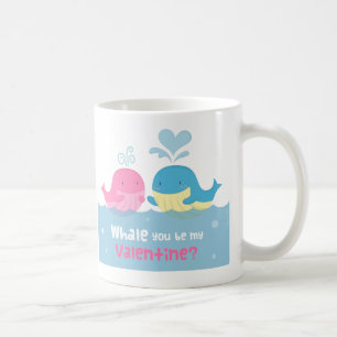 Mug Baleine mignonne vous soyez amour de Valentine de