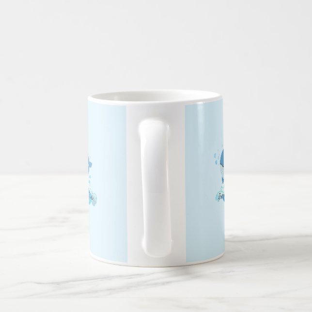 Mug Baleine Océan Mignon (Poignée)