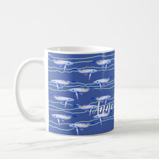 Mug Baleine Orca Motif Vie océanique (Gauche)