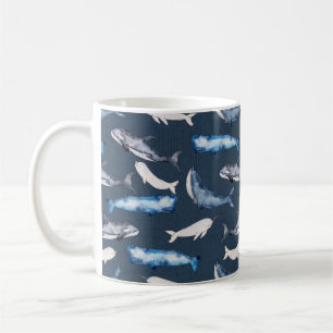 Mug Baleines aquarelles