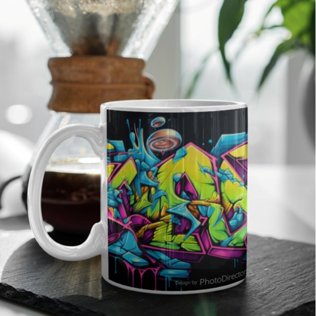 Mug Balise murale 1 (Mural Tag Variation 3 Coffee Mug )