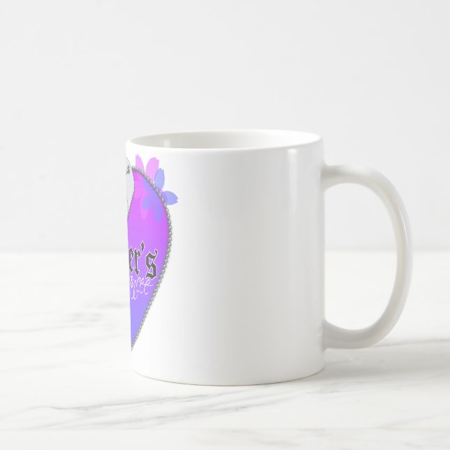 Mug Balises de chien militaire en forme de coeur du so (Droite)