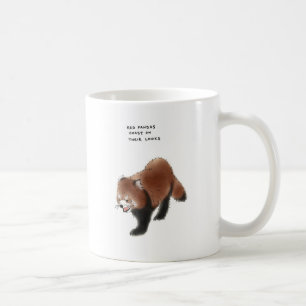 Mug baliverne de panda rouge