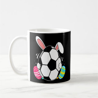 Mug Ball de football Bunny OEufs OEufs Jour de Pâques 