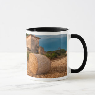 Mug Balle de foin dans un champ de Provence