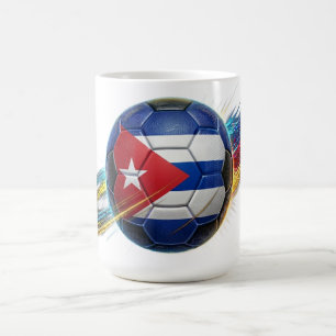 Mug Balle de Football Cuba Prêt pour le Stade Équi
