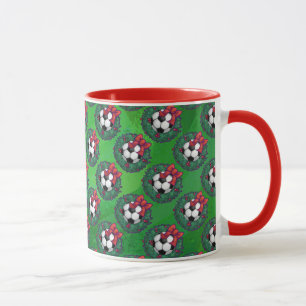 Mug Balle de football Noël
