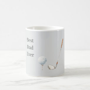 Mug Balle de golf grise Meilleur Papa
