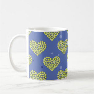 Mug Balle de tennis en forme de cœur - Motif
