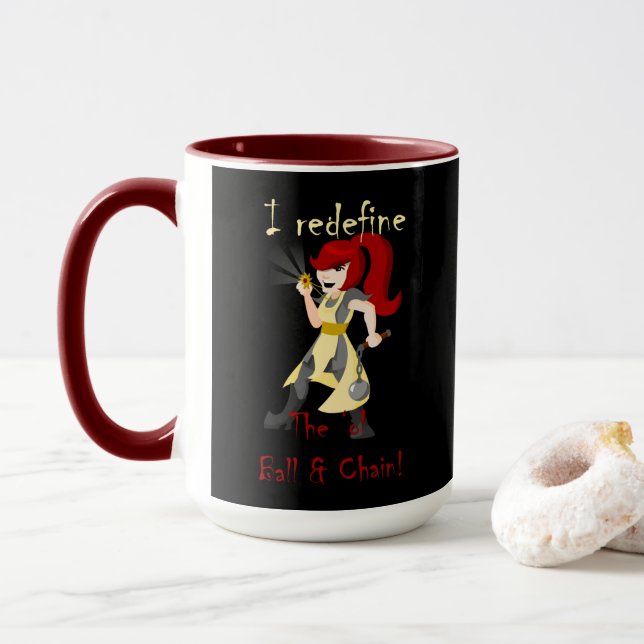 Mug Balle et chaîne (Avec donut)