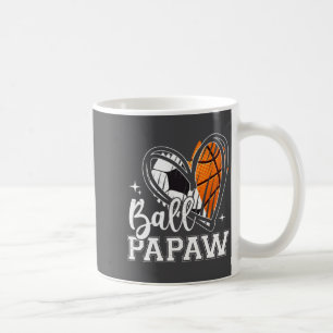 Mug Balle Papaw Football Basket Cœur