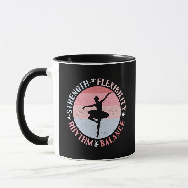 Mug Ballerina Ballet Dancer - Valeurs Mindset (Gauche)