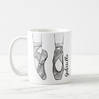 Mug Ballerina Ballet noir et blanc