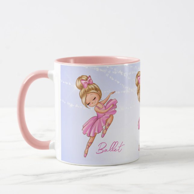 Mug Ballerina Rose, Violet Jolie Ballet (Gauche)