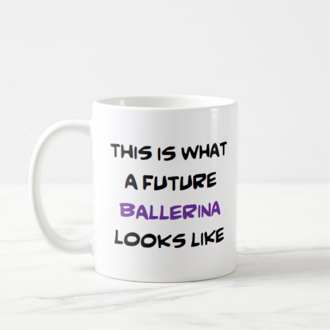 Mug ballerine, avenir (Gauche)