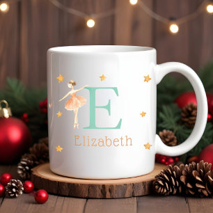 Mug Ballerine de Noël pour enfants personnalisés Hot C