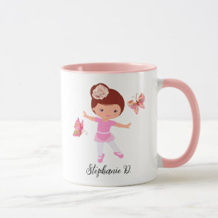 Mug Ballet Papillon amis Tutu Ballerina Girl