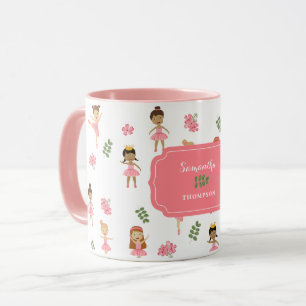 Mug Ballet Pink Ballerinas Danser Motif fille
