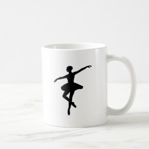 Mug Ballet simple Ballerina noir blanc