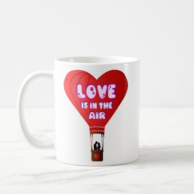 Mug Ballon Cœur Amour (Gauche)