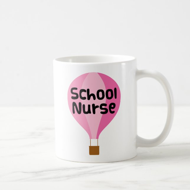 Mug Ballon de cadeau d'infirmière d'école (Droite)