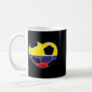 Mug Ballon de football coeur Colombie - Football colom
