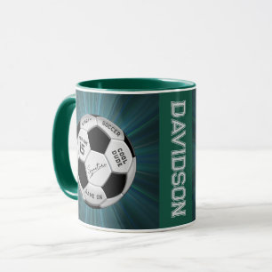 Mug Ballon de Football Personnalisé Anniversaire Âg