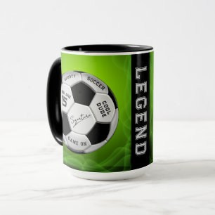 Mug Ballon de Football Personnalisé Anniversaire Âg