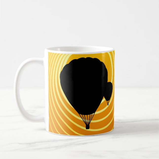 Mug ballon de la scène du soleil (Gauche)