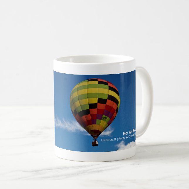 Mug Ballons à air chaud en vol (Devant droit)