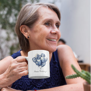 Mug Ballons Bleus de Delft personnalisables