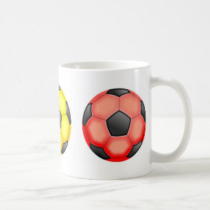 Mug Ballons de football colorés