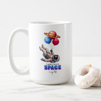 Mug Ballons de planète d'astronaute drôle - J'ai besoi