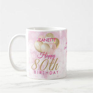 Mug Ballons glamour 80e anniversaire