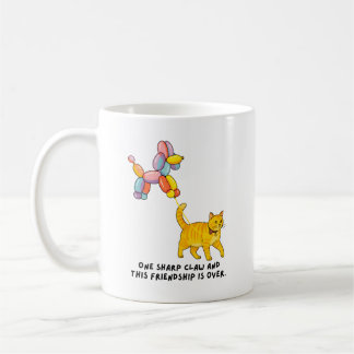 Mug Balloon Dog and Cat Illustration 