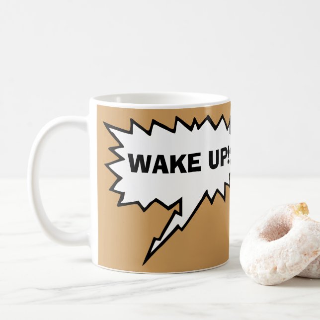 Mug Balloons vocaux personnalisés Bandes dessinées amu (Avec donut)