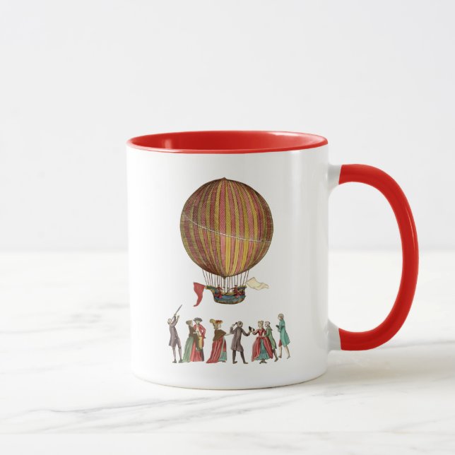 Mug Ballotte À Air Chaud Et Personnes (Droite)