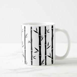 Mug Bambou noir et blanc personnalisé