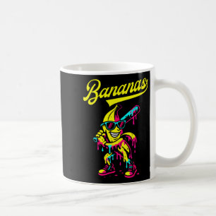 Mug Banana Retro Throwback Populaire Fruit Baseball