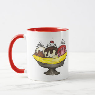 Mug Banana Split Ice Cream Shoppe dimanche