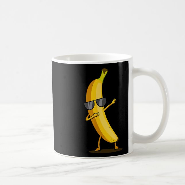 Mug Banane jaune Dabbing - Dab Funky Dancing Fruit (Droite)