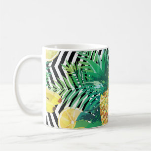 Mug Bananes exotiques citrons Tropical sans joint