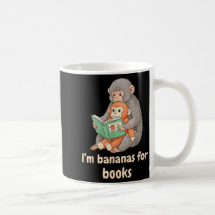 Mug Bananes pour les livres coup de poing singe nation